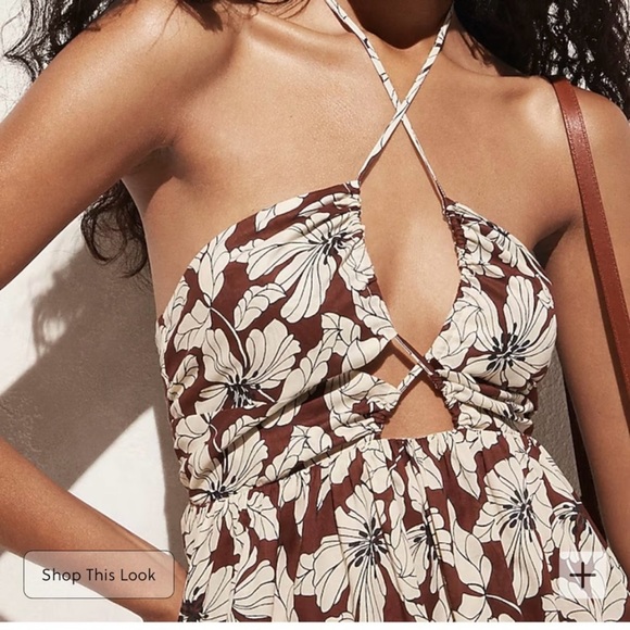 NWT J Crew Floral Print Dress - Picture 2 of 4